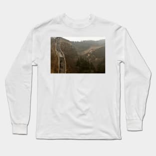 The Great Wall Of China At Badaling - 7 © Long Sleeve T-Shirt